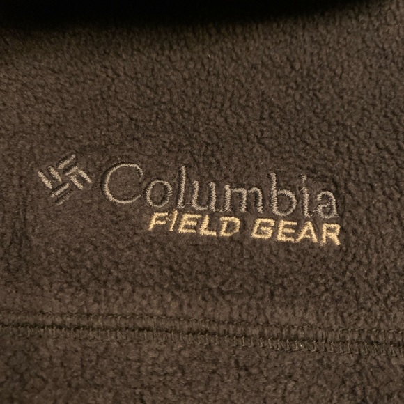 Columbia Field Gear Fleece Vest Full Zip Size L Black - Picture 2 of 4